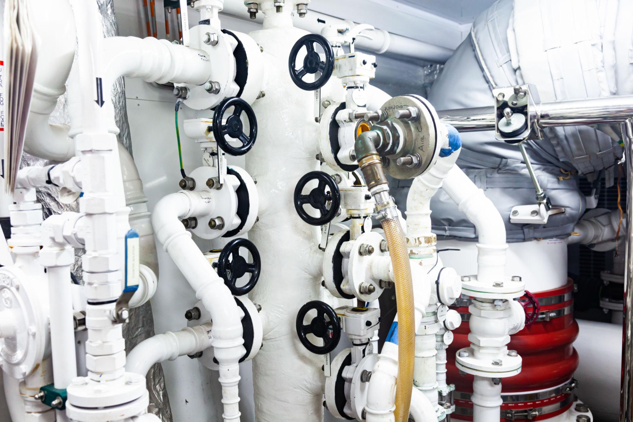 Ship plant piping