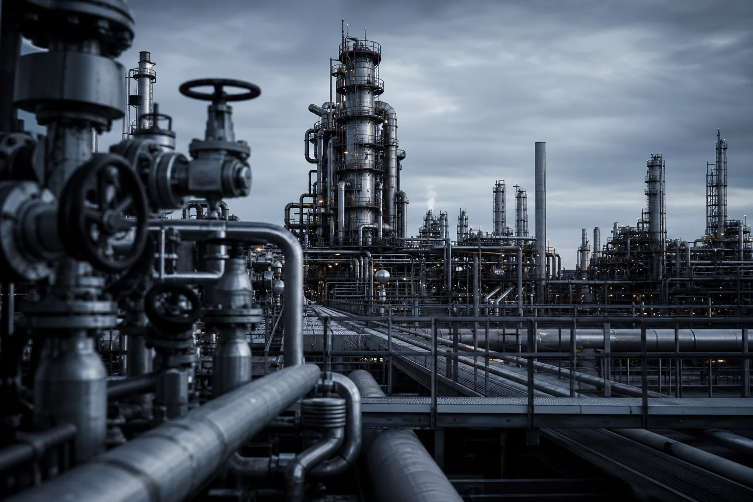 Refinery plant overview